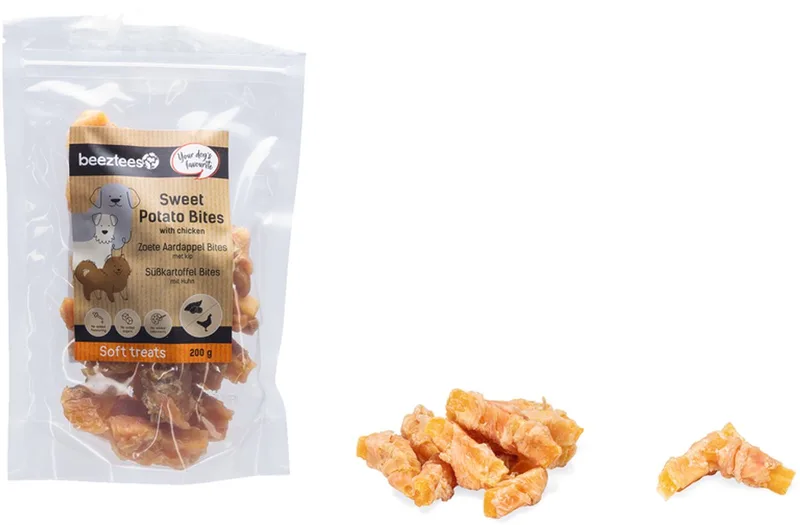 Bouchées De Pomme De Terre Au Poulet Friandise Pour Chien 200g de Beeztees – photo produit