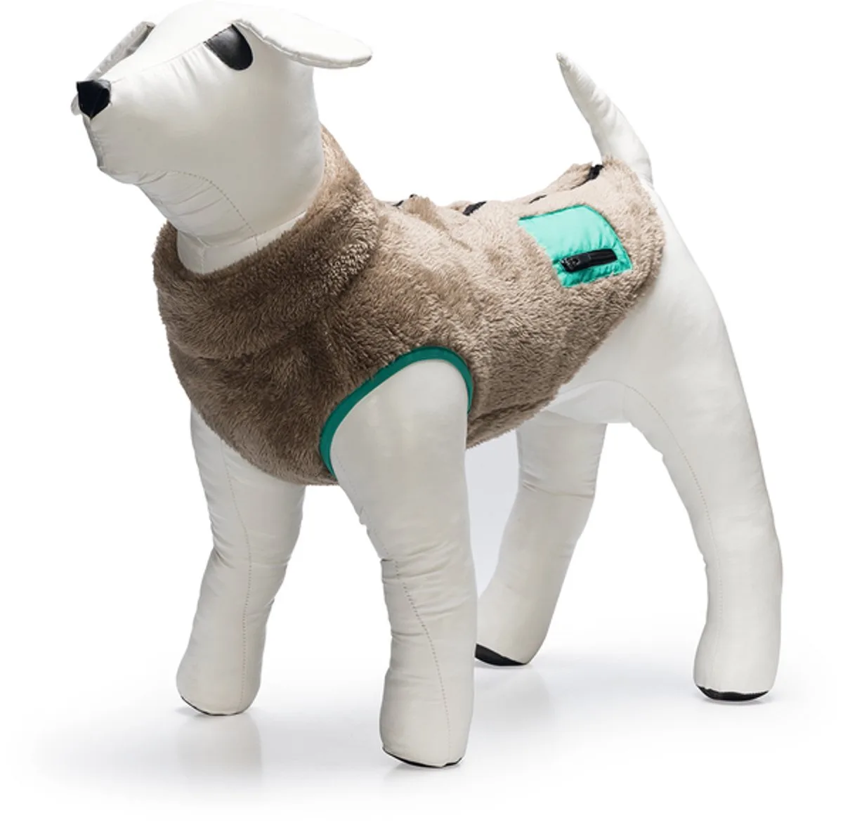 Teddy - Hondenjas 32 cm de Beeztees en Taupe – photo produit