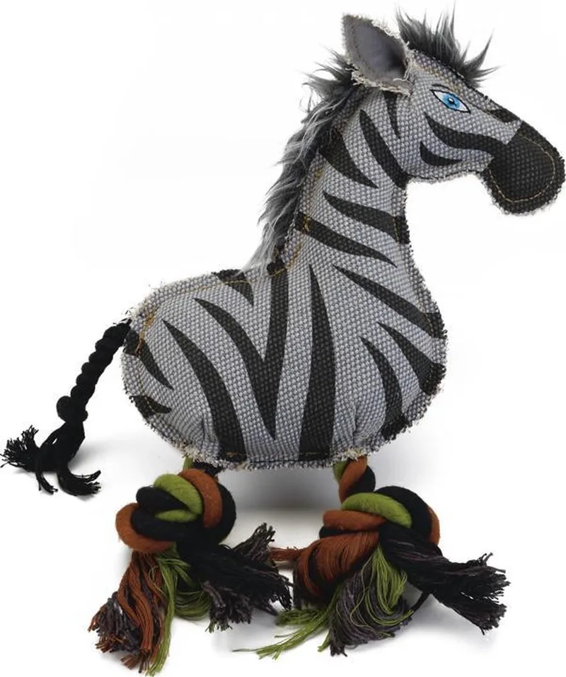 textiel hondenspeeltje Patty. 31 cm. by Beeztees in Grey – product photo