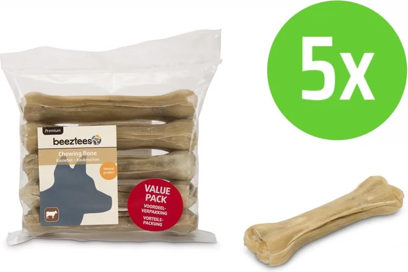 Thai Kauwbot 16,5 cm 5 Stuks - hondensnack - 5 verpakkingen by Beeztees – product photo