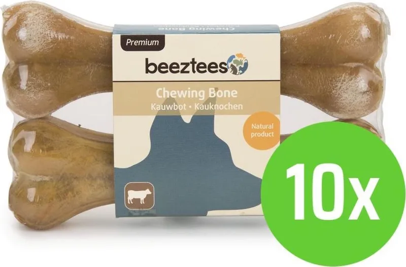 Thai Kauwbot 16 cm 2 Stuks - hondensnack - 10 verpakkingen de Beeztees – photo produit