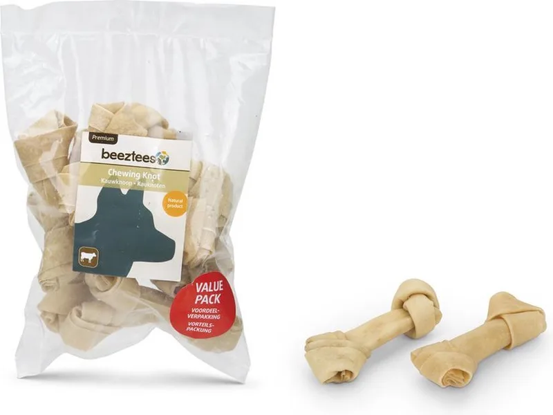 Thai Kauwknoop 10 Stuks - 11,5 cm - Hondensnack - Kauwsnack - Voordeelverpakking by Beeztees – product photo