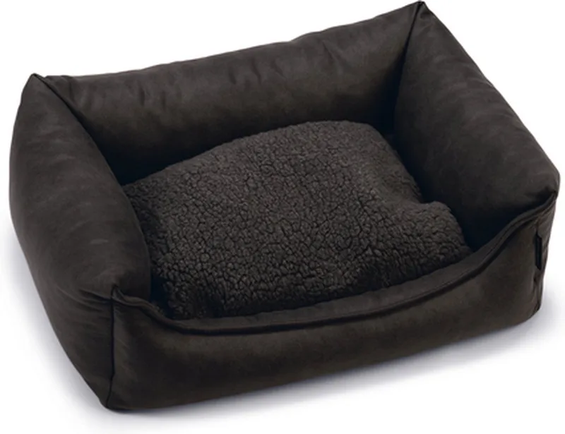 Uma - Orthopedische Hondenmand - Antraciet- 60x40x20 cm de Beeztees en Noir, Marron – photo produit