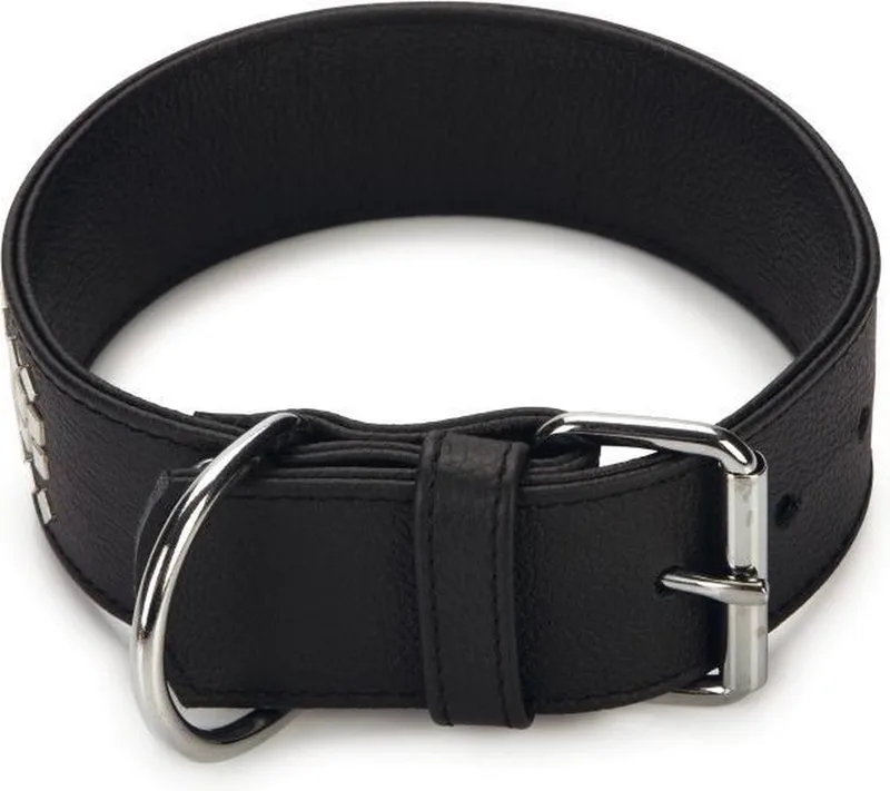 Vintage - Hondenhalsband - 43,5-49,5 cm x 50 mm de Beeztees en Noir – photo produit