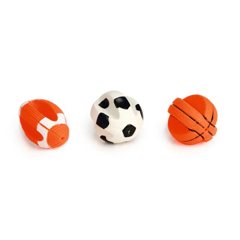Vinyl Sportball Small Hondenspeeltje Geassorteerd de Beeztees – photo produit