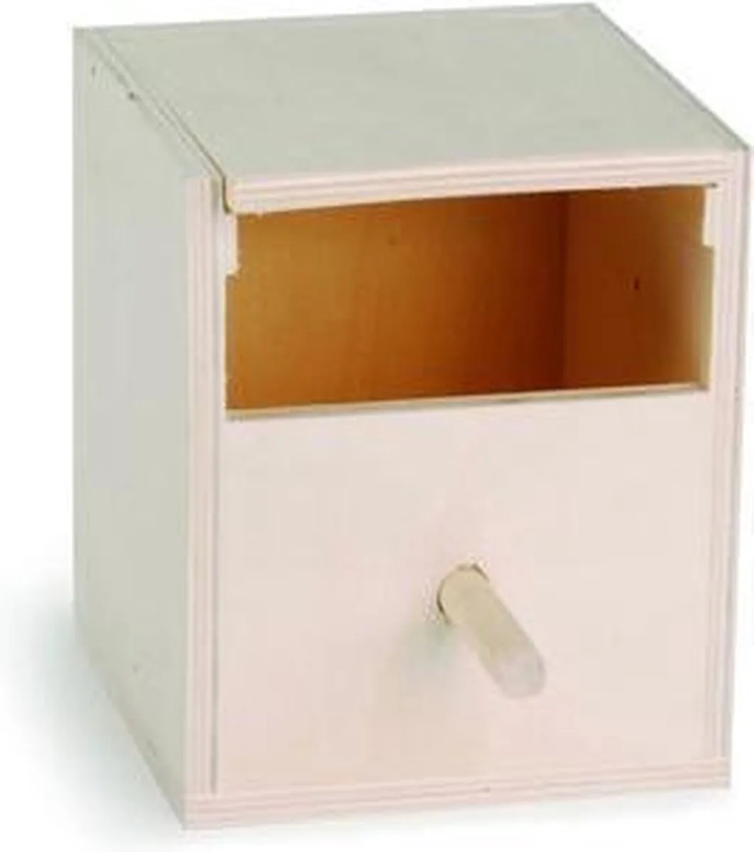 Vogelnest Houten broedkastje voor exoten by Beeztees in Beige – product photo