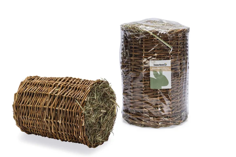 Wilgentunnel met Hooi - Knaagdierensnack - L - 30x25 cm by Beeztees – product photo