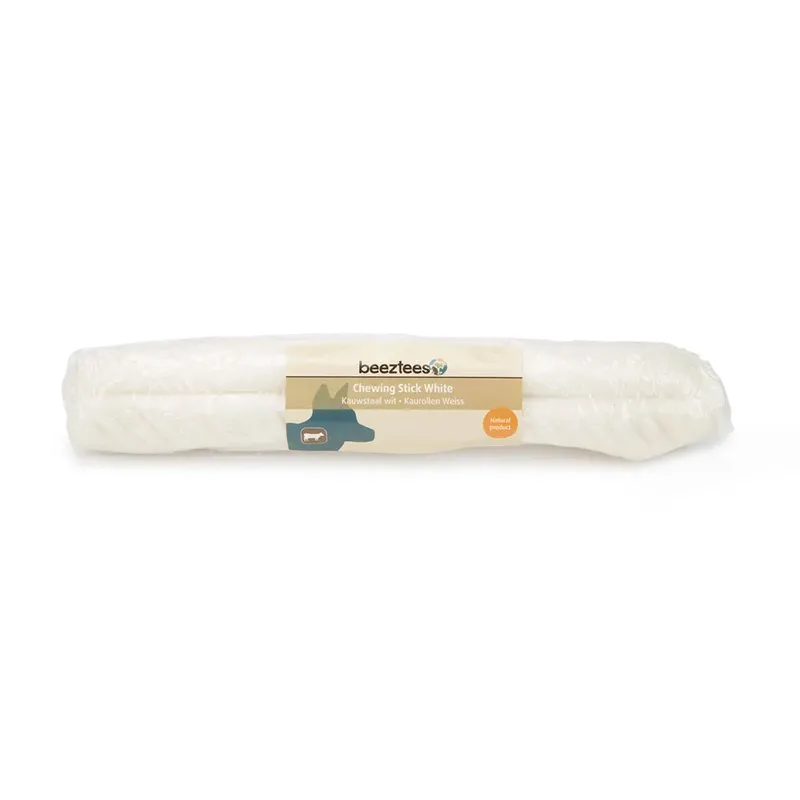 Witte Stick Snack Voor Honden 110g van Beeztees – productfoto 2 van 2