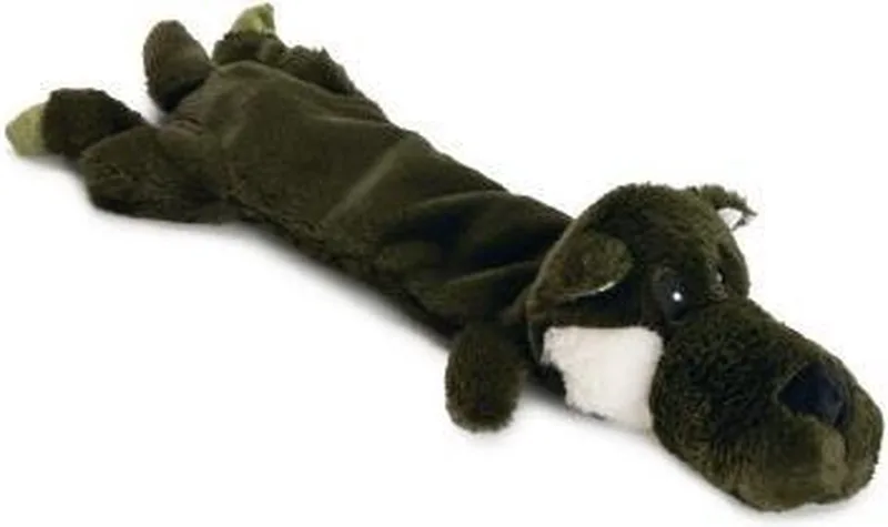 Wolf Nely - Hondenspeelgoed - Pluche - Donkergroen - 50x26x10 de Beeztees en Gris foncé – photo produit