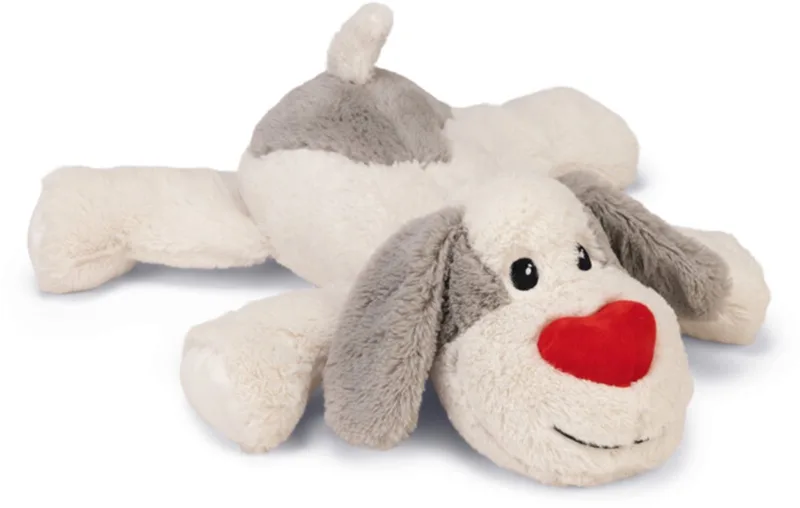 XL-Knuffel Ties - Hondenspeelgoed - Pluche - 48x46x11 cm de Beeztees en Blanc – photo produit