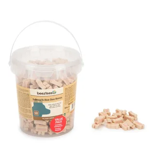 Zalm En Rijst Duo Botvormige Hondensnack 500g by Beeztees – product photo 1 of 2