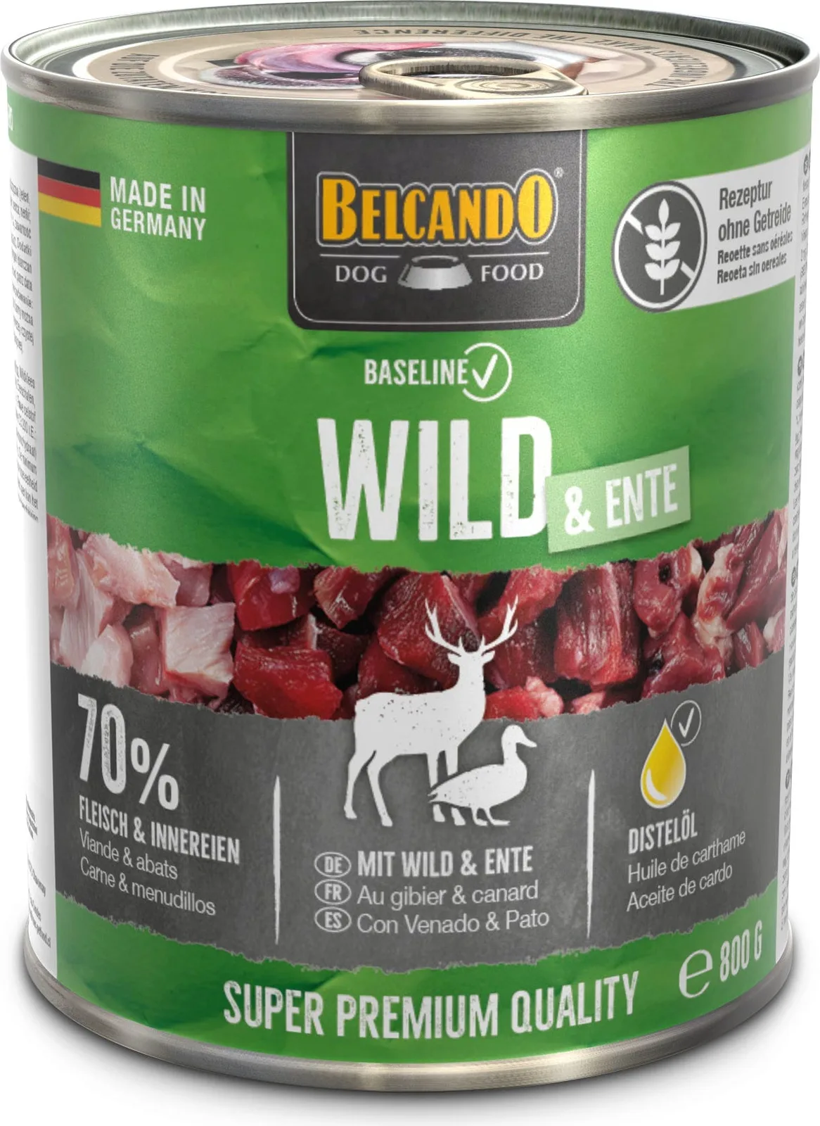 Baseline Wild und Ente - 800 g von Belcando – Produktfoto