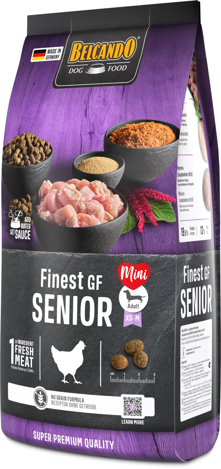 Finest Senior Getreidefrei - 1 kg von Belcando – Produktfoto
