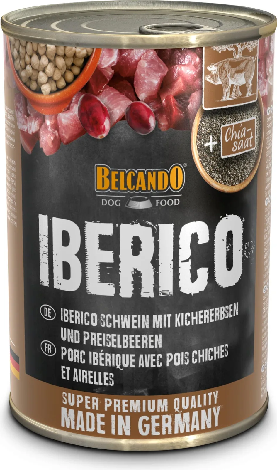Iberico mit Kichererbsen - 400 g van Belcando – productfoto