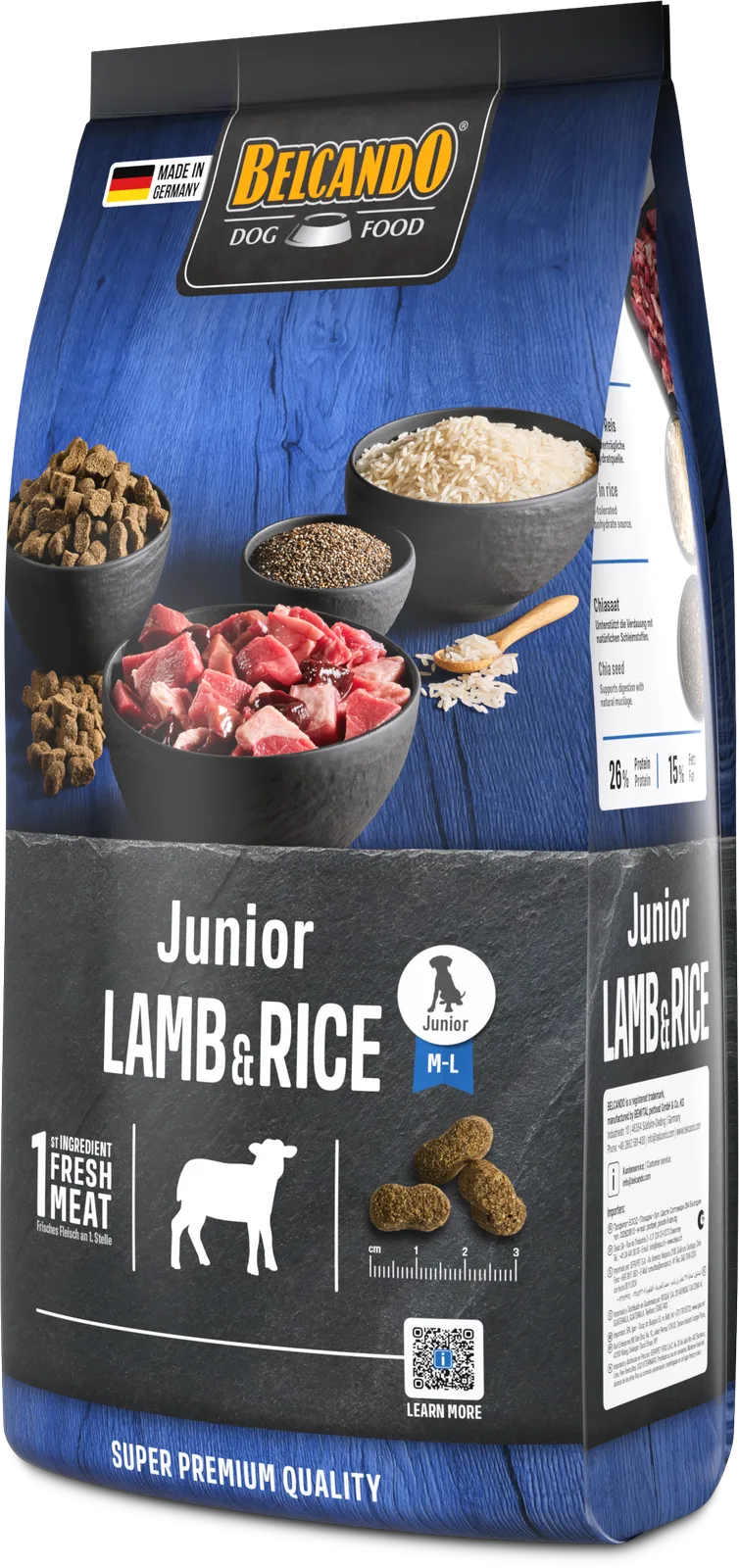Junior Lamm und Reis - 1 kg de Belcando – photo produit