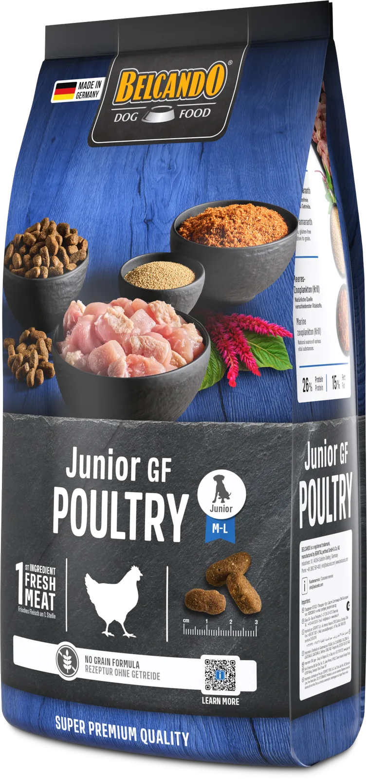 Junior Poultry Getreidefrei - 1 kg von Belcando – Produktfoto