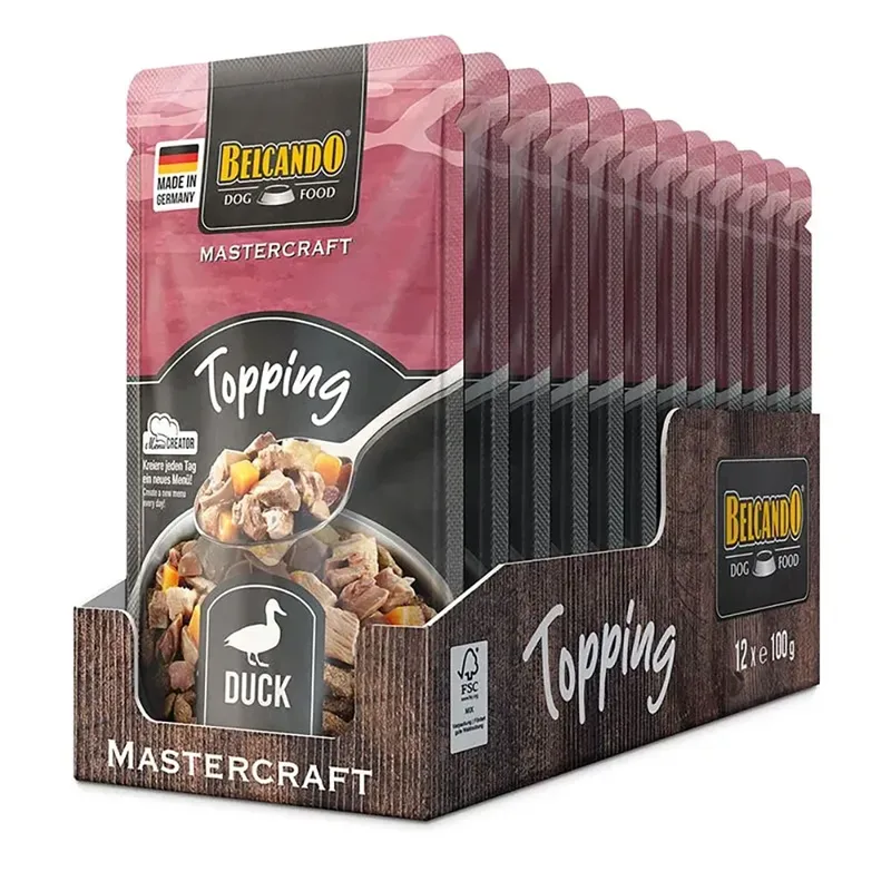 Mastercraft Topping Eend 12x100g Hondenvoer by Belcando – product photo