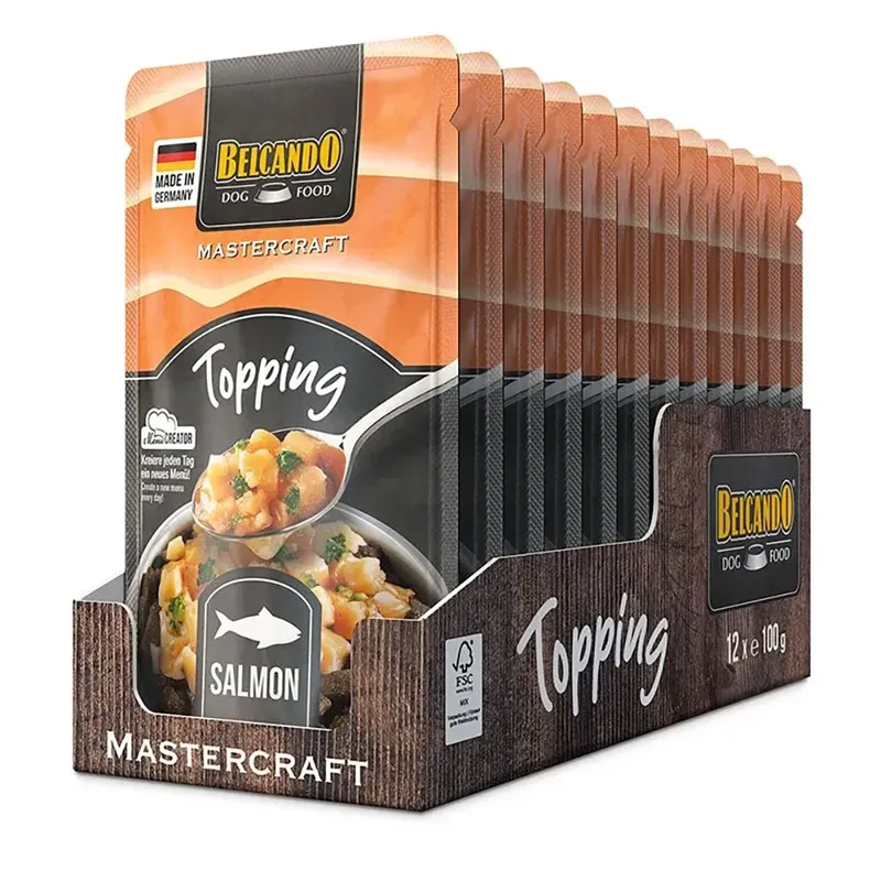 Mastercraft Topping Zalm 12x100g Hondenvoer de Belcando – photo produit