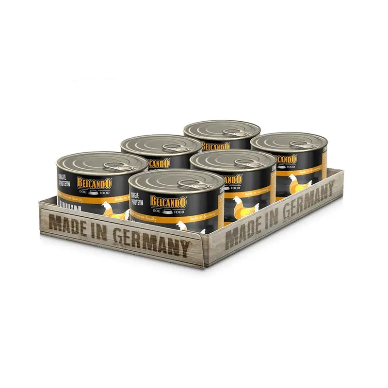 Pur Poulet 6x200g Nourriture Humide Pour Chien de Belcando – photo produit