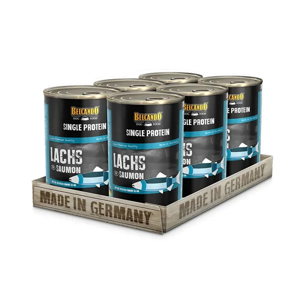 Reiner Lachs 6x400g Hundenassfutter von Belcando – Produktfoto