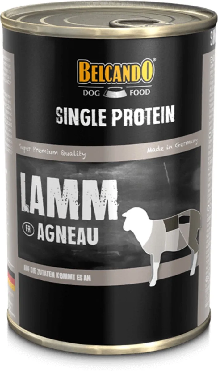 Single Protein 400 g - Hondenvoer - Lam von Belcando – Produktfoto