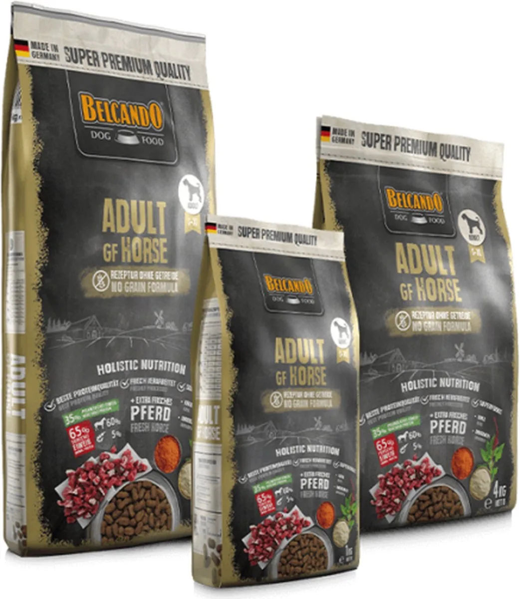 Volwassen graanvrij paard | 1 kg de Belcando – photo produit