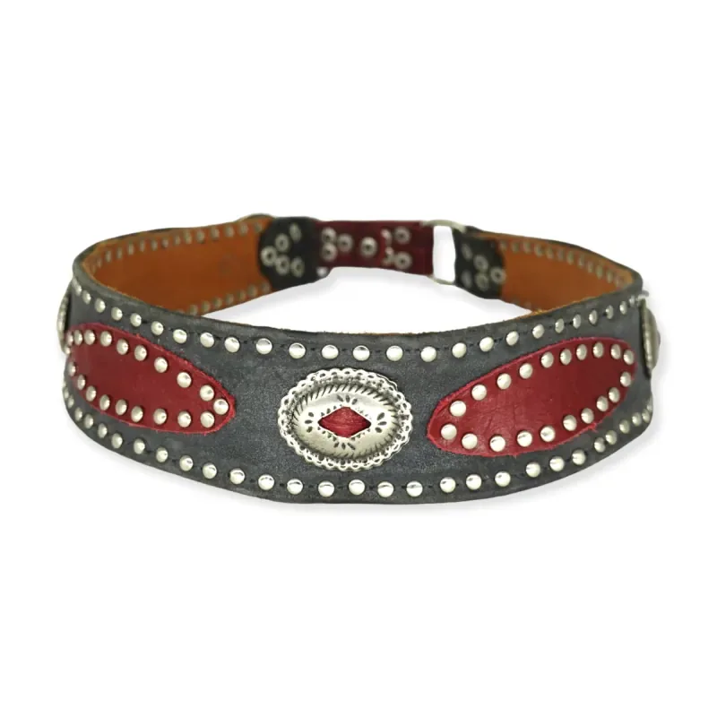 Hundehalsband burgunder #27 de Bellerei – photo produit