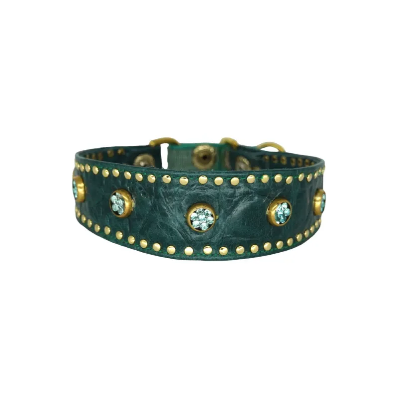 Hundehalsband emerald #23 van Bellerei – productfoto