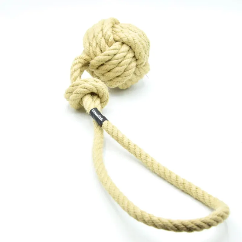 Tauspielzeug - Wurfball aus Segeltau by Bellerei – product photo