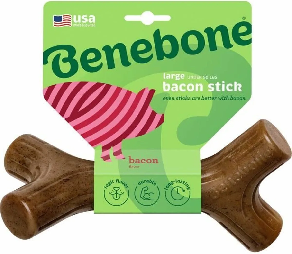Kauwartikelen - Ben Baconstick Bacon-l 813300 - 197481 von Benebone – Produktfoto