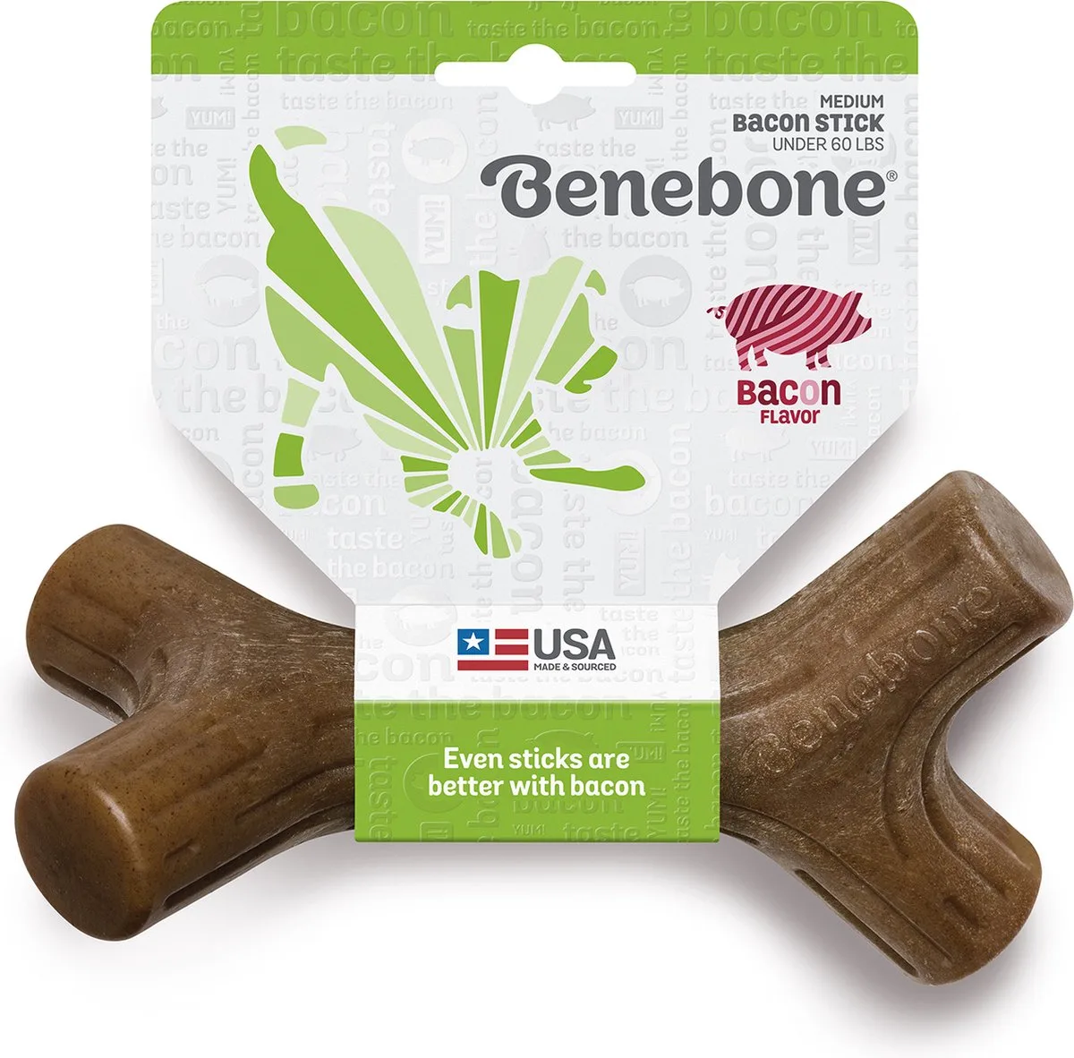 Kauwartikelen - Ben Baconstick Bacon-m 812350 - 197493 von Benebone – Produktfoto