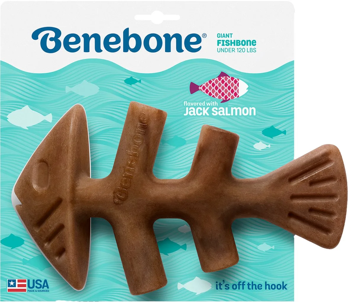 Kauwartikelen - Ben Fishbone Zalm-g 440250 - 197450 von Benebone – Produktfoto