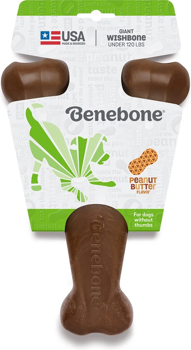 Kauwartikelen - Ben Wishbone Pindakaas-g 877300 - 197422 fra Benebone – produktbillede