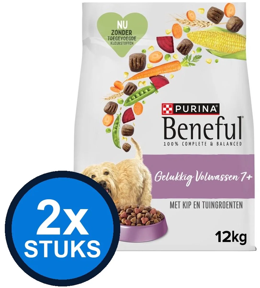 2x Beneful - Gelukkig volwassen 12kg de Beneful – photo produit
