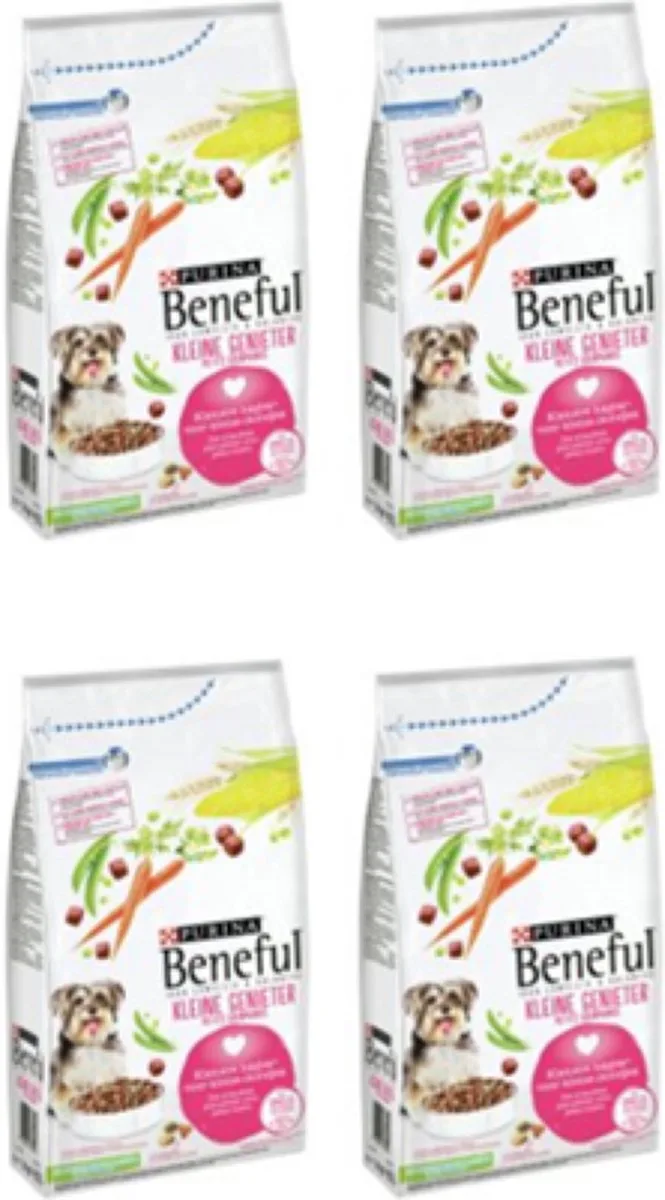 4x Purina Beneful Kleine Genieter - Met Rund & Groenten - hondenvoer - 2,8kg by Beneful – product photo