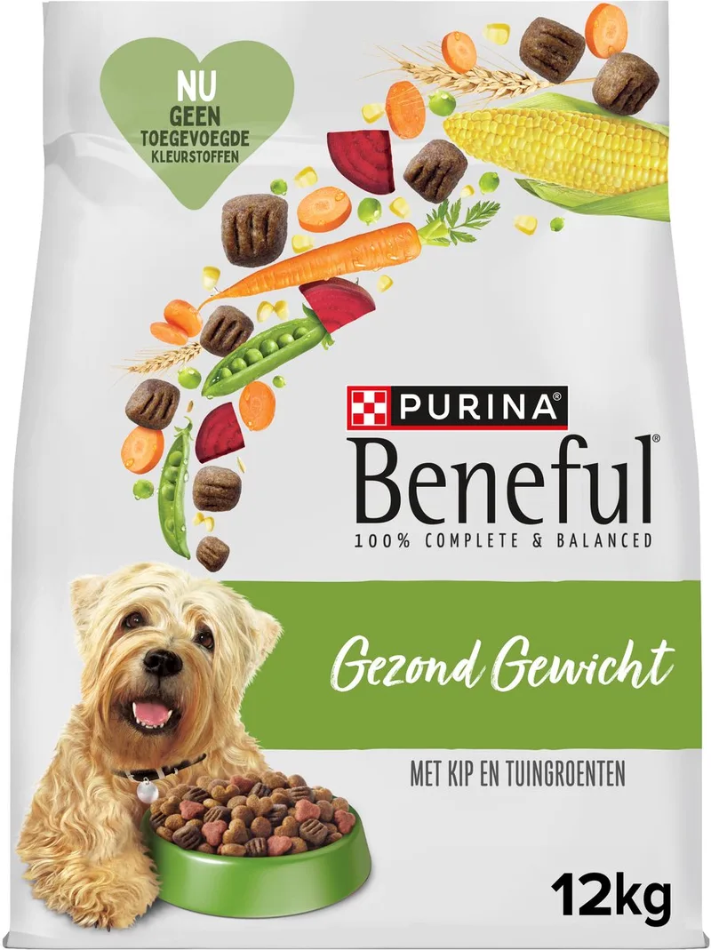 Gezond Gewicht - Hondenvoer Droogvoer - Kip & Tuingroenten - 12 kg von Beneful – Produktfoto