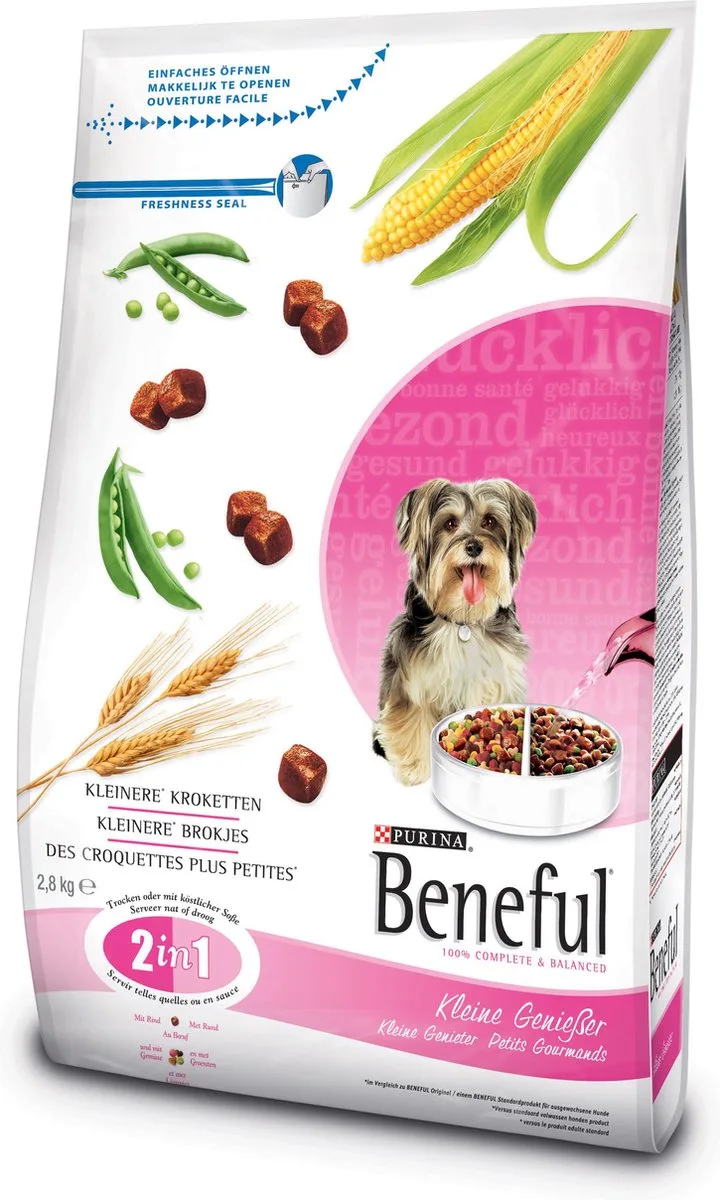Kleine Genieter - Rund/Groente - Hondenvoer - 2,8 kg von Beneful – Produktfoto