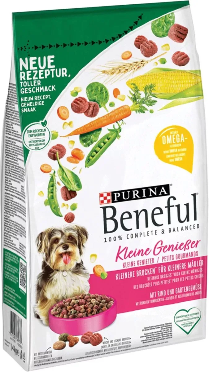 Kleine Genieter Rund&Groente - Hondenvoer - 3 x 1.4 kg de Beneful – photo produit