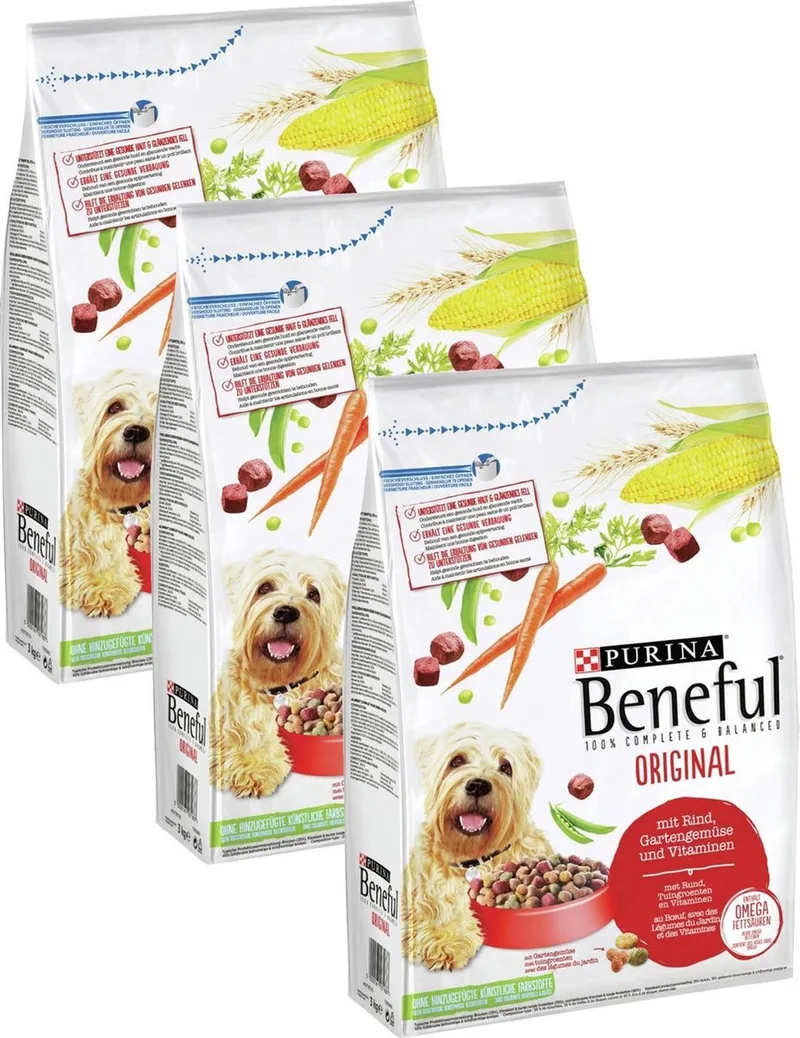 Original Groente&Rund - Hondenvoer - 3 x 3 kg by Beneful – product photo