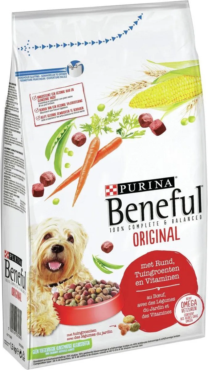 Original - Rund/Groente - Hondenvoer - 1,5 kg by Beneful – product photo