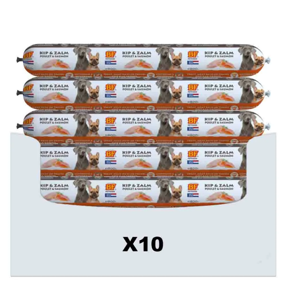 10x BF Petfood Vleesvoeding Zalm 800 gr de BF Petfood – photo produit