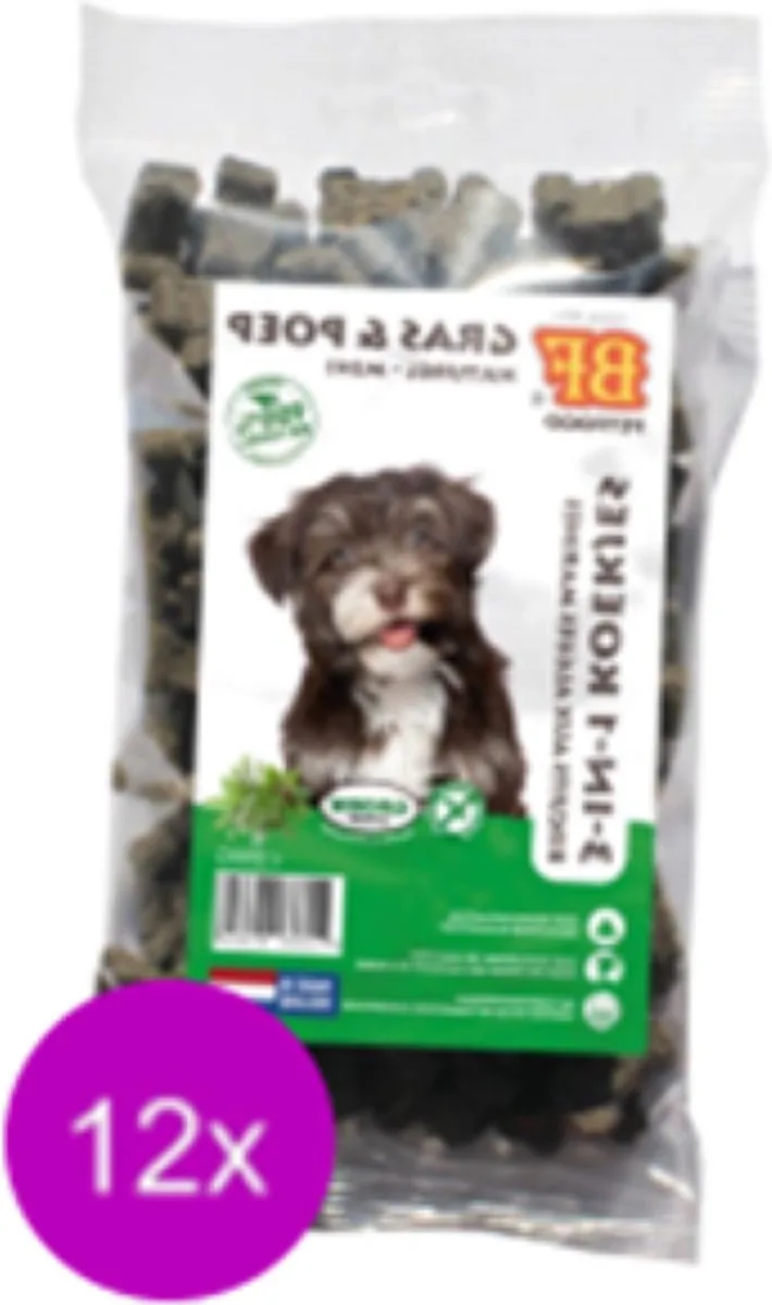 12x Biofood 3-In-1 Koekjes Kruiden Mini - Hondensnacks - 200g de BF Petfood – photo produit