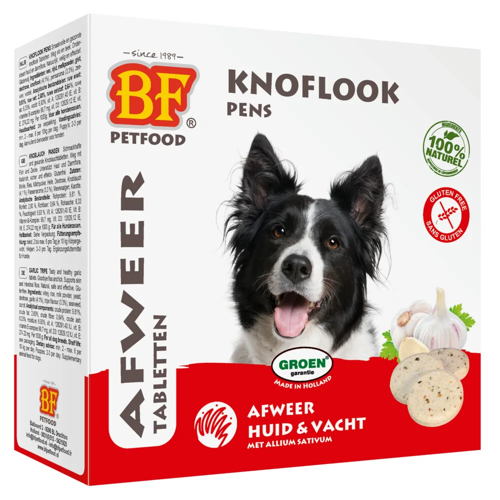 16x BF Petfood Hondensnoepjes Anti-vlo Knoflook-Pens 55 stuks de BF Petfood – photo produit