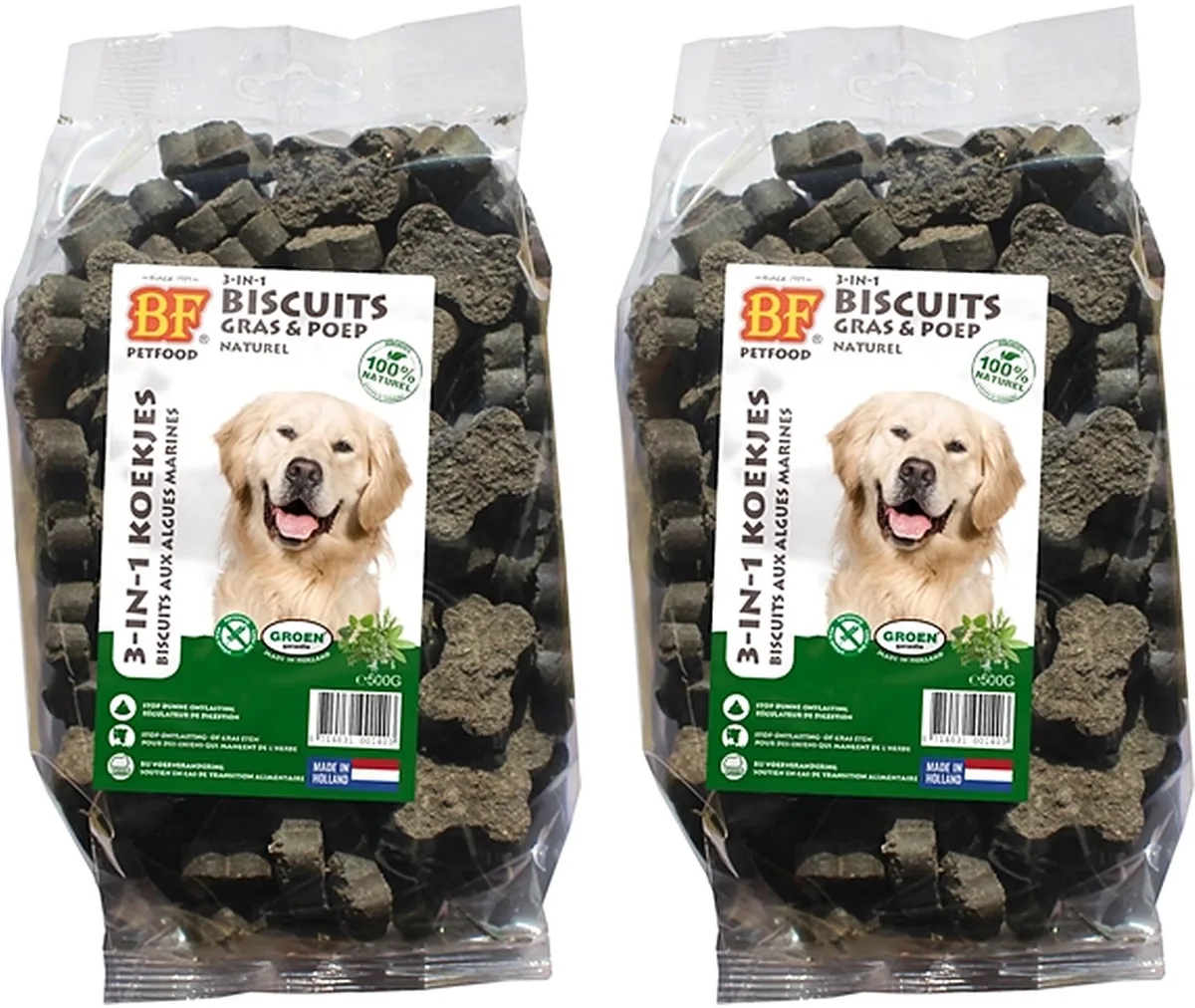 Hondenmineralenkoekjes BF Petfood - Gezonde Snacks met Kruiden 500 gram - 2 stuks - Multipack von BF Petfood – Produktfoto