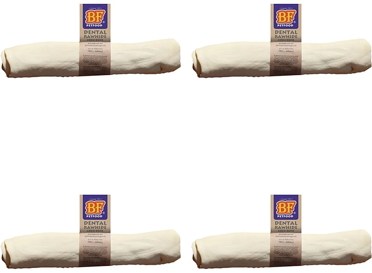 Kauwkluif Rawhide Large BF Petfood - Hypoallergeen, 23-27 cm - 4 stuks - Multipack von BF Petfood – Produktfoto