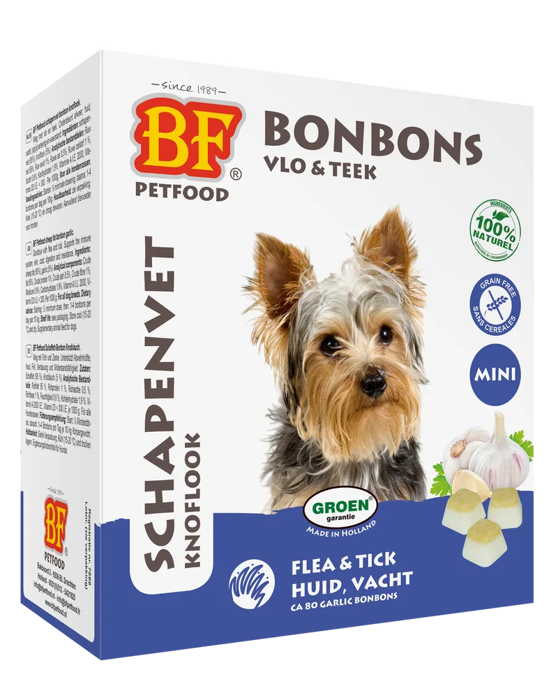 Schapenvet Mini - Knoflook von BF Petfood – Produktfoto
