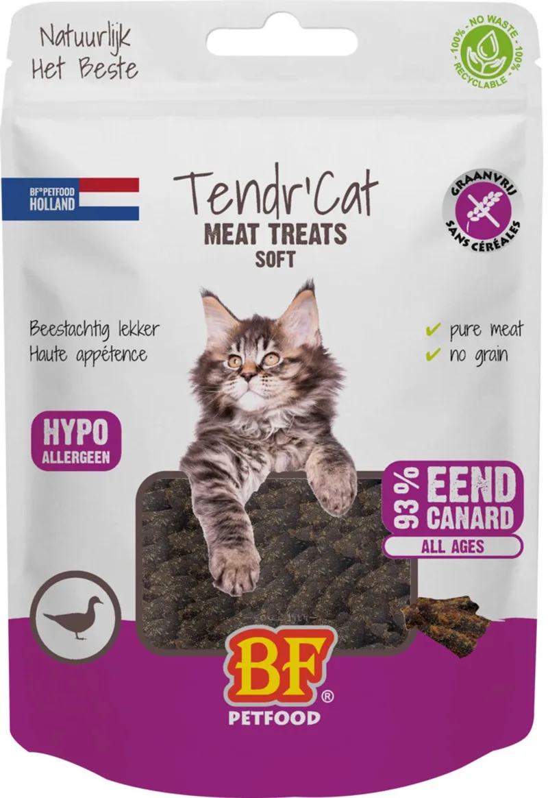 Tendr' Kattensnack Eend - 65 gr by BF Petfood – product photo