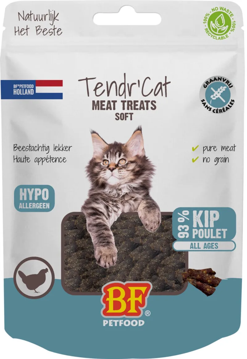 Tendr' Kattensnack Kip - 65 gr by BF Petfood – product photo