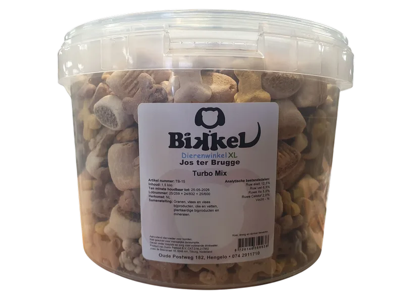 Koekjes Turbo Mix 1.5kg von Bikkel – Produktfoto