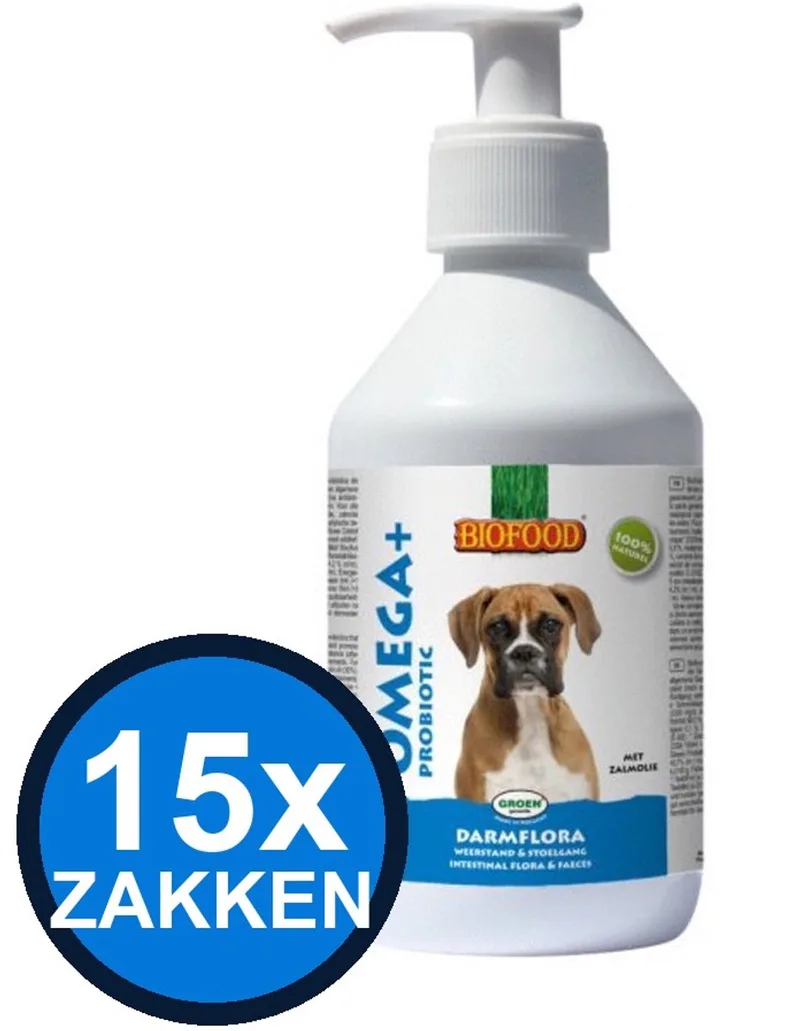 15x Biofood - Omega+ Probiotic - Hondenvoer Droogvoer - 250 g de Biofood – photo produit